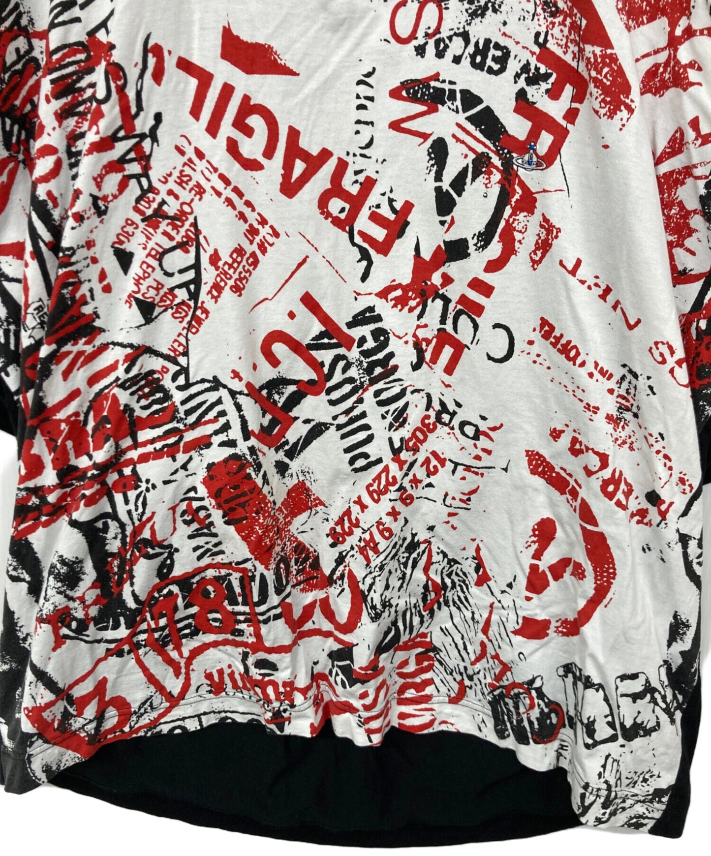 [Pre-owned] Vivienne Westwood man "MAN RUBBISH" Big T-shirt VW-LP-70147