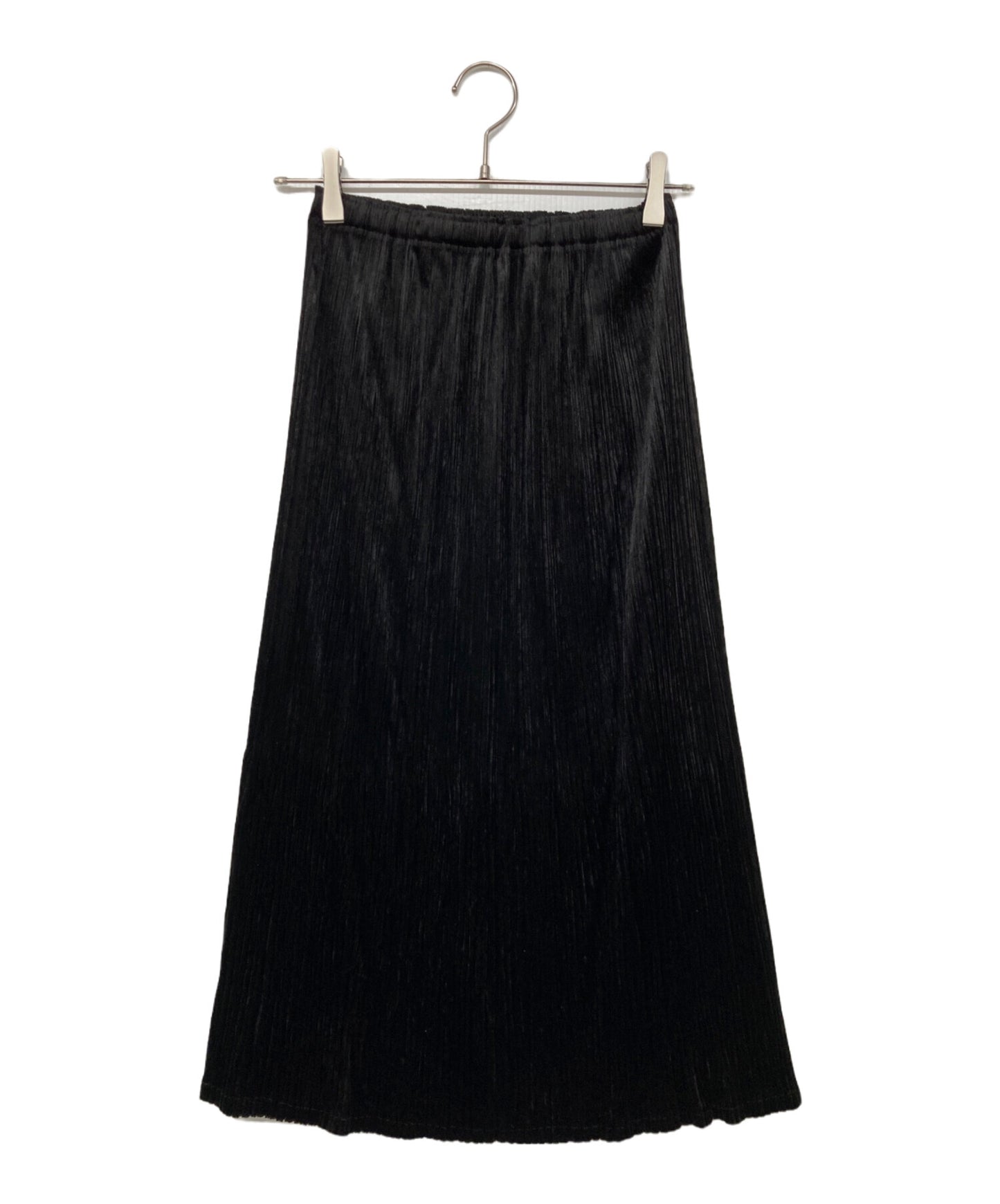 [Pre-owned] PLEATS PLEASE Velour Pleated Skirt PP53-JG805