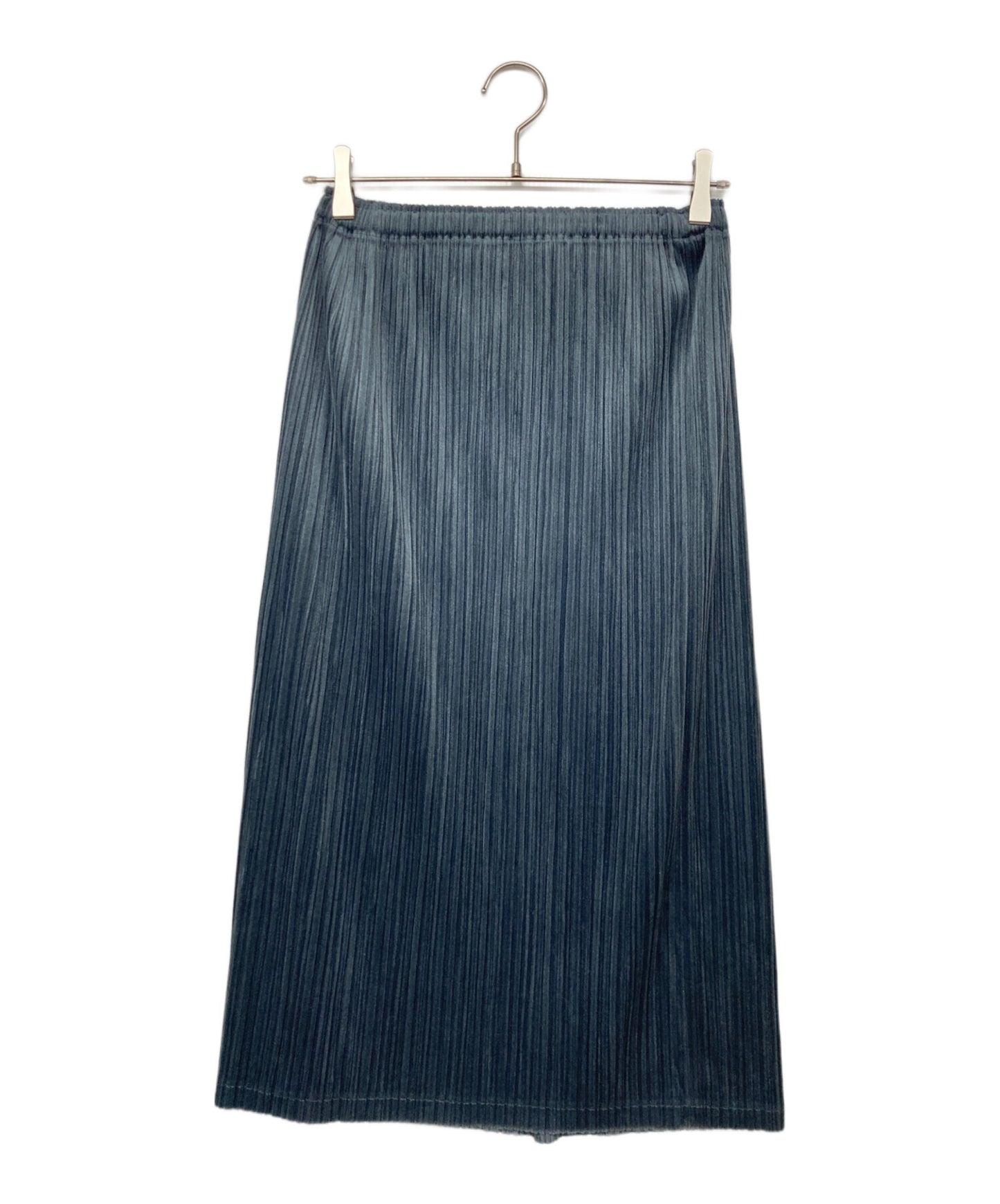 [Pre-owned] PLEATS PLEASE Velour Pleated Skirt PP43-JG844