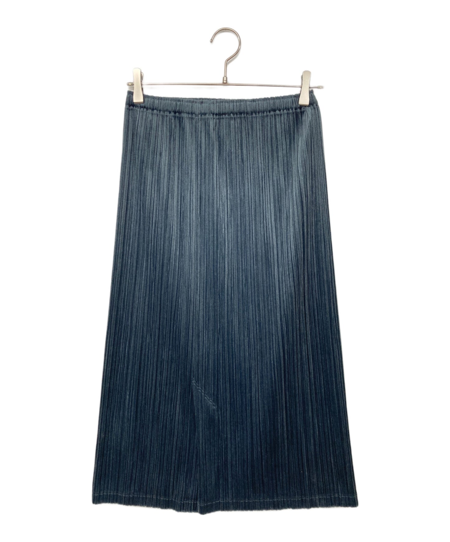 [Pre-owned] PLEATS PLEASE Velour Pleated Skirt PP43-JG844