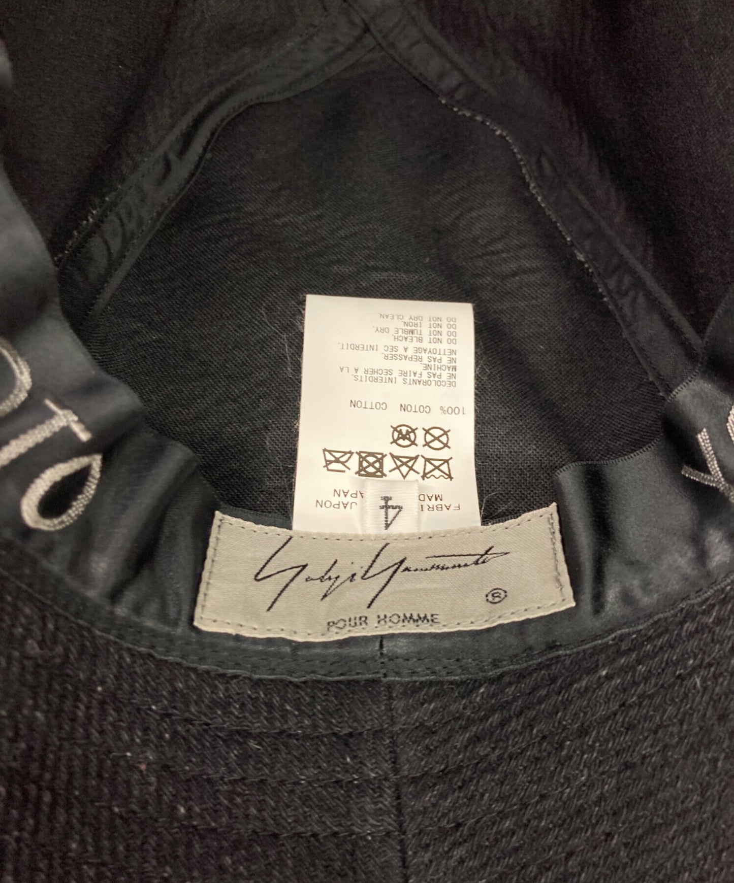 [Pre-owned] Yohji Yamamoto pour homme fedora hat HN-H09-971