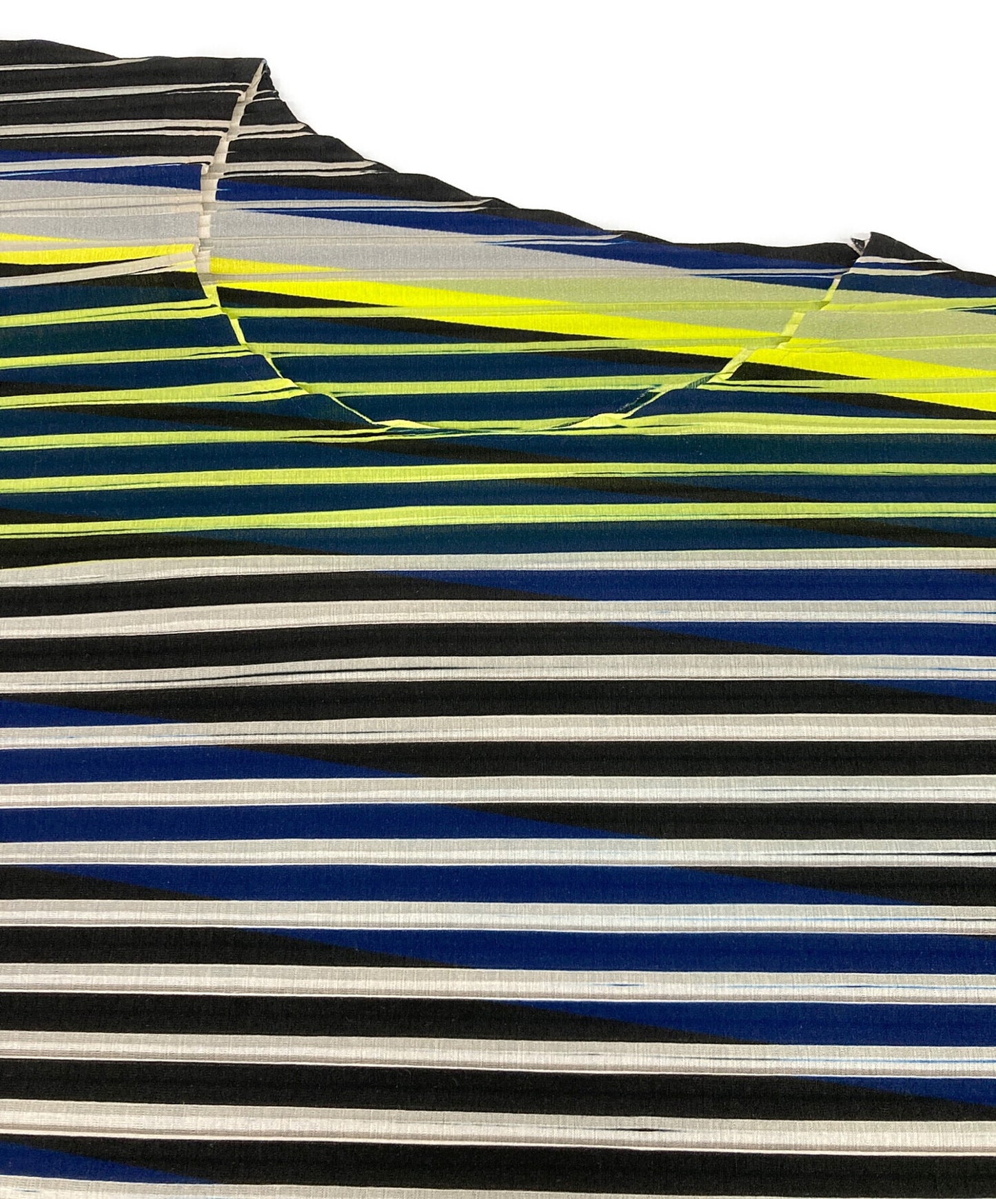 [Pre-owned] ISSEY MIYAKE Shaped Striped Dress IM73JK146