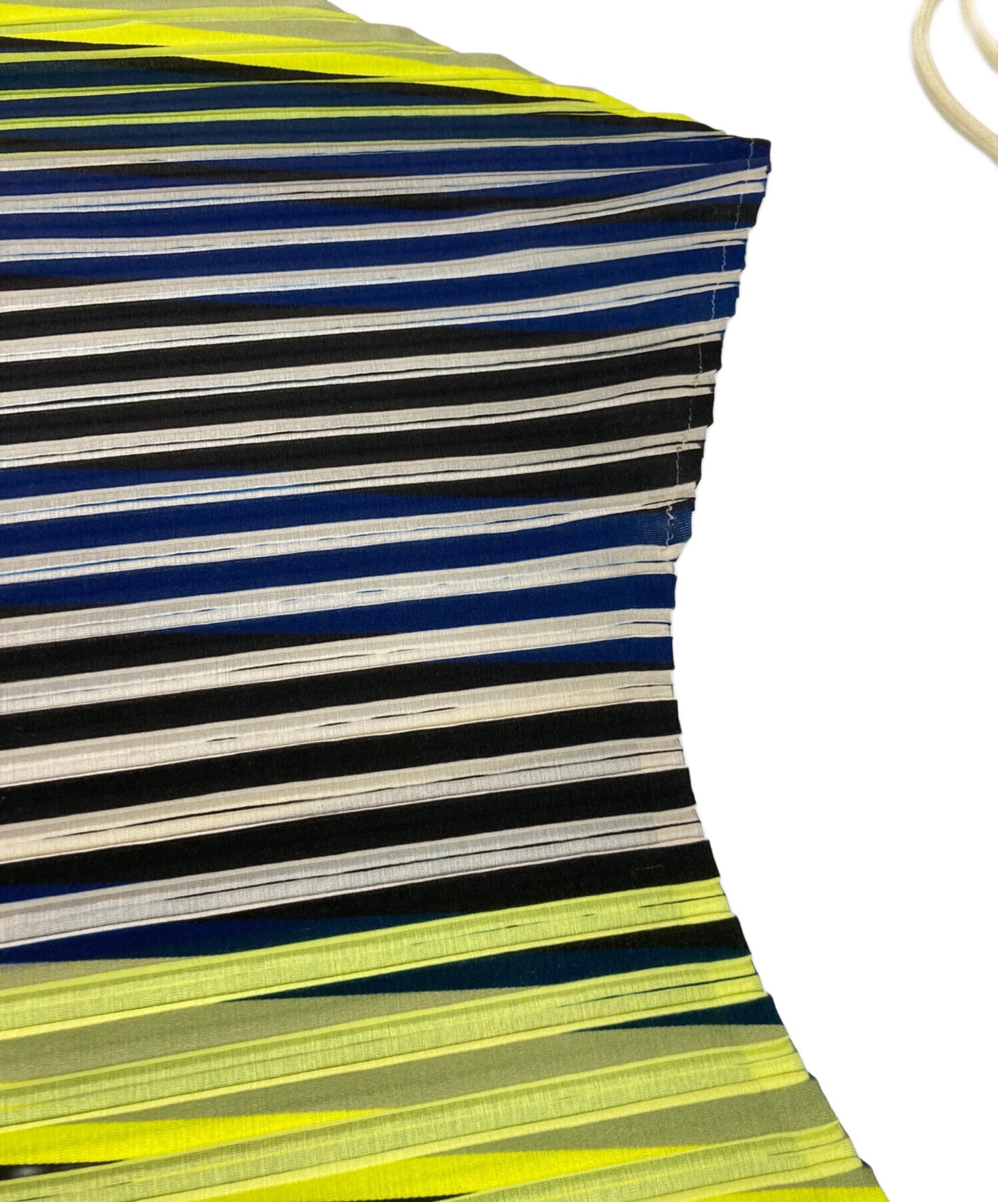 [Pre-owned] ISSEY MIYAKE Shaped Striped Dress IM73JK146