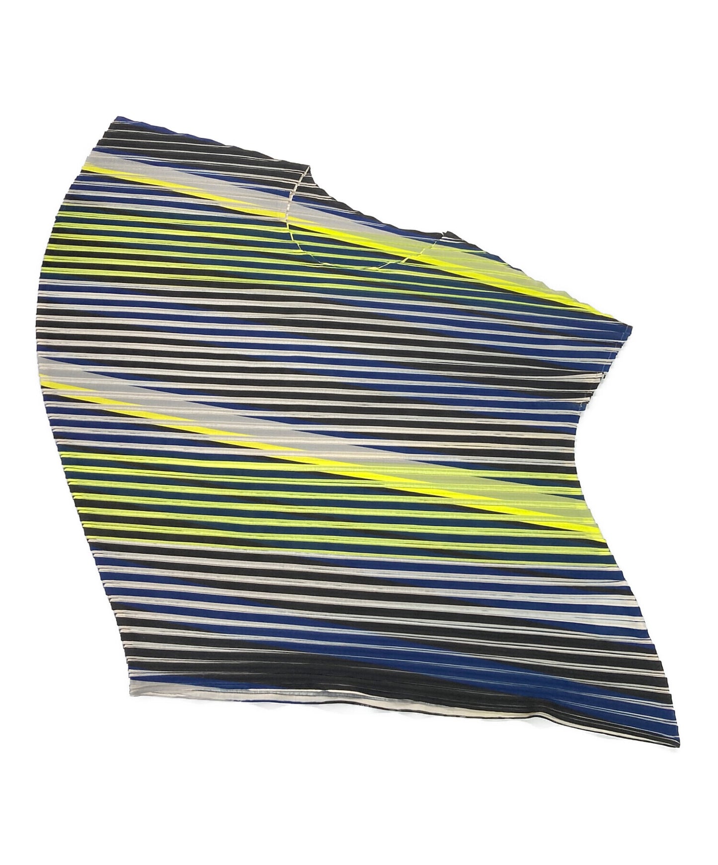 [Pre-owned] ISSEY MIYAKE Shaped Striped Dress IM73JK146