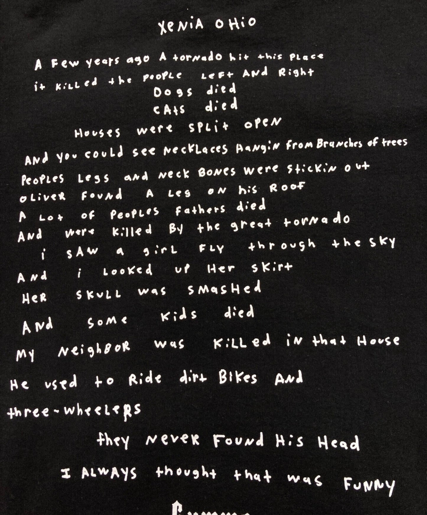 [Pre-owned] SUPREME Gummo Hooded Sweatshirt