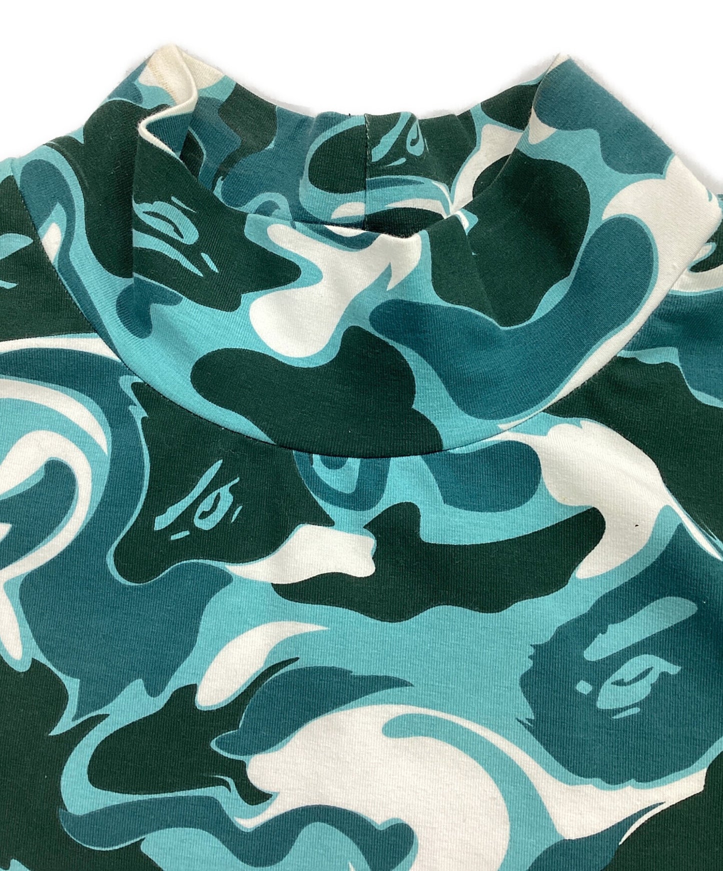 [Pre-owned] A BATHING APE mock neck cut and sewn