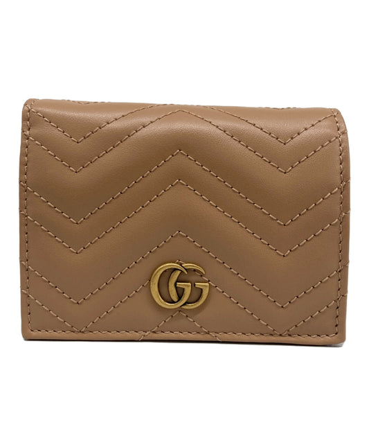 [Pre-owned] GUCCI Double G mini wallet (with coin and bill compartment) 826154