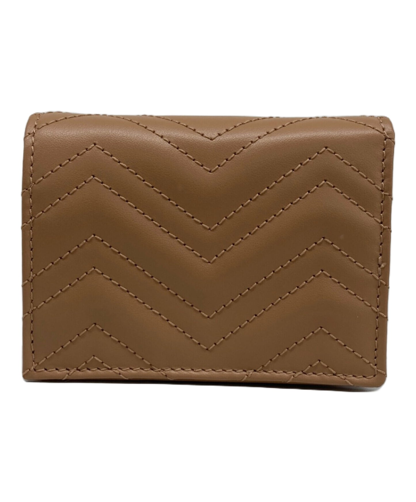 [Pre-owned] GUCCI Double G mini wallet (with coin and bill compartment) 826154