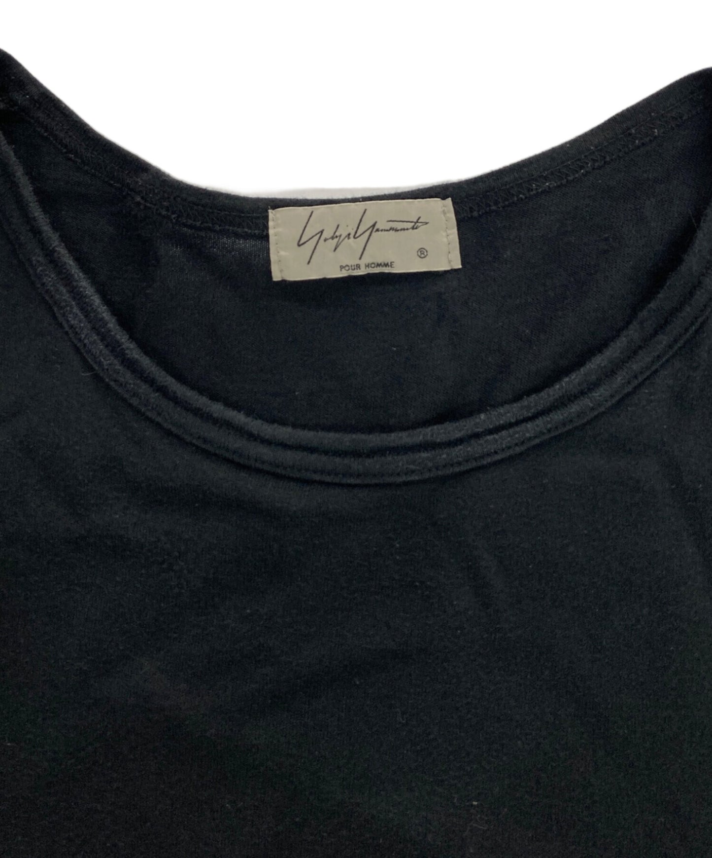 [Pre-owned] Yohji Yamamoto pour homme Long Sleeve Cut and Sewn with Skull Slit HK-T62-093
