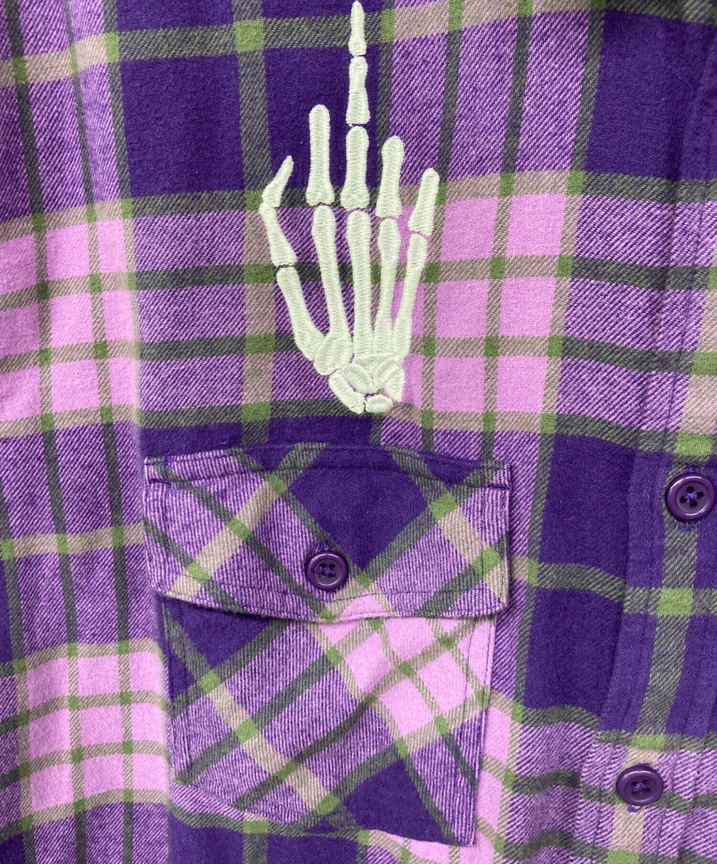 [Pre-owned] Hysteric Glamour Plaid Flannel Shirt