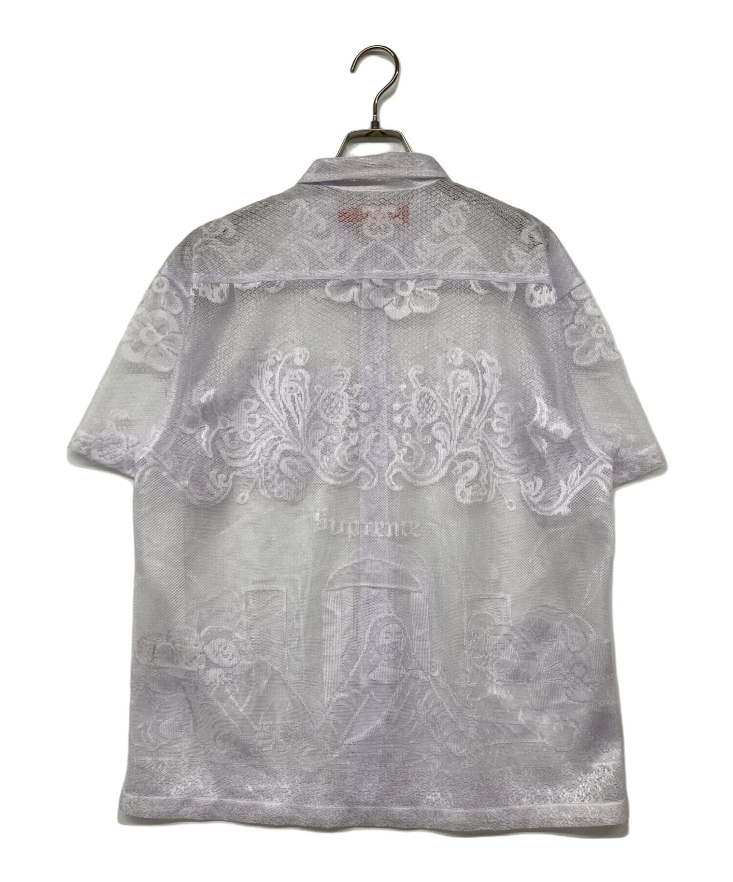 [Pre-owned] SUPREME Last Supper Lace S/S Shirt