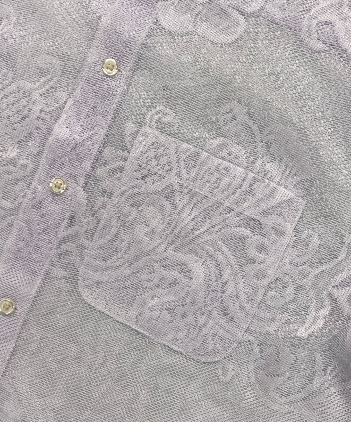 [Pre-owned] SUPREME Last Supper Lace S/S Shirt