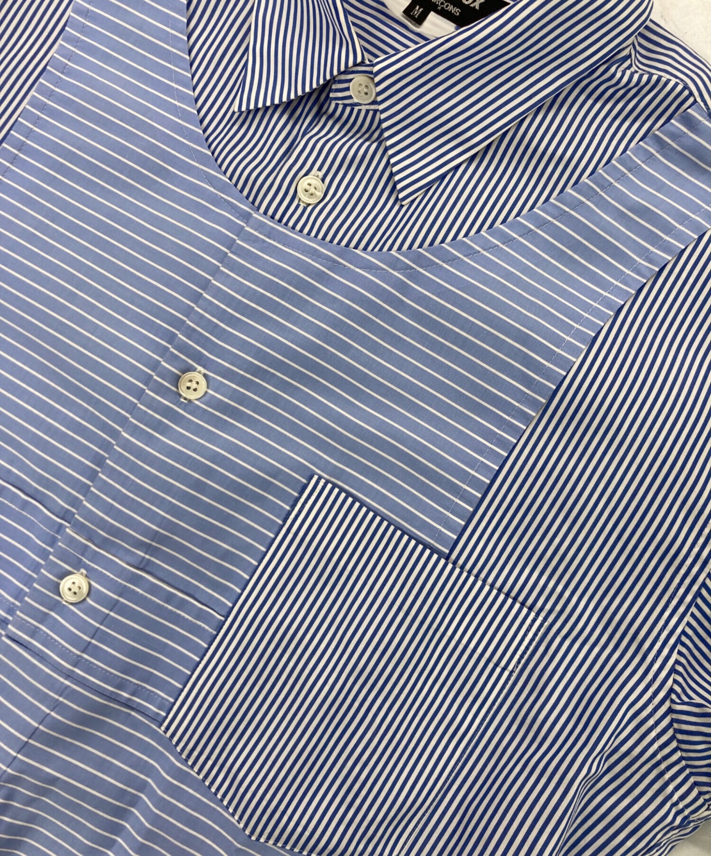 [Pre-owned] COMME des GARCONS HOMME DEUX Switched Stripe Shirt DE-B032