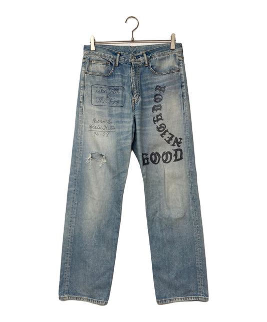 [Pre-owned] NEIGHBORHOOD FADE DENIM PANTS 232YTNH-PTM06