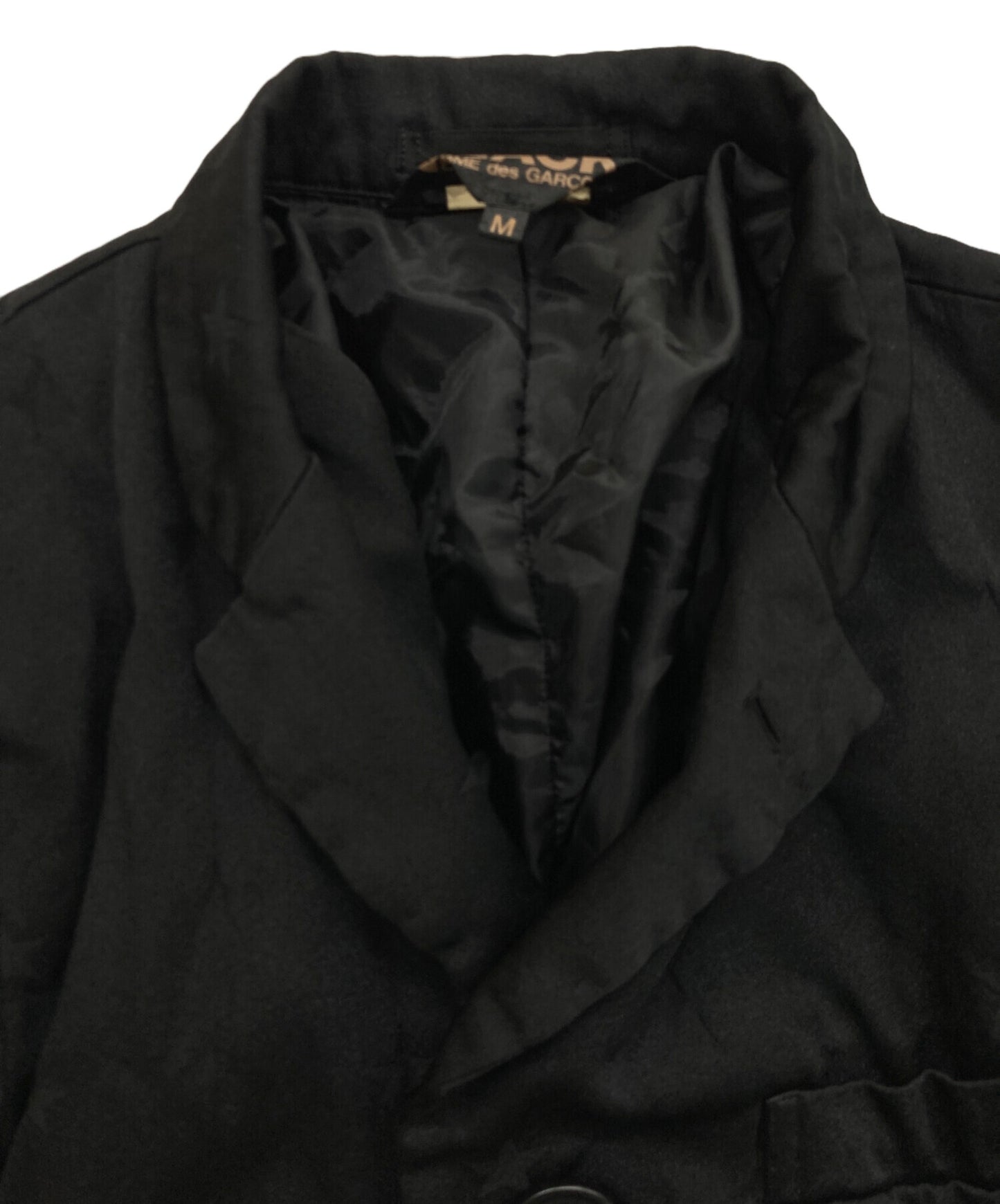 [Pre-owned] BLACK COMME des GARCONS Poly Shrunken Star 3B Long Jacket 1Q-J016