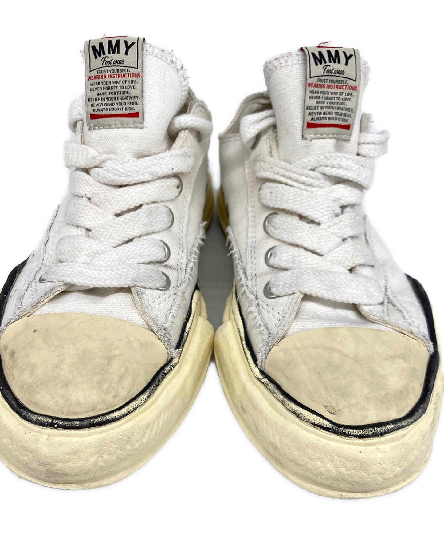 [Pre-owned] Maison MIHARA YASUHIRO "PETERSON" VL OG Sole Canvas Low-top Sneaker A09FW733