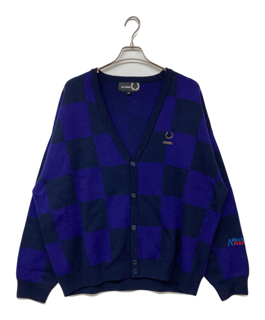 [Pre-owned] RAF SIMONS RS CHECKERBOARD CARDIGAN SK6517