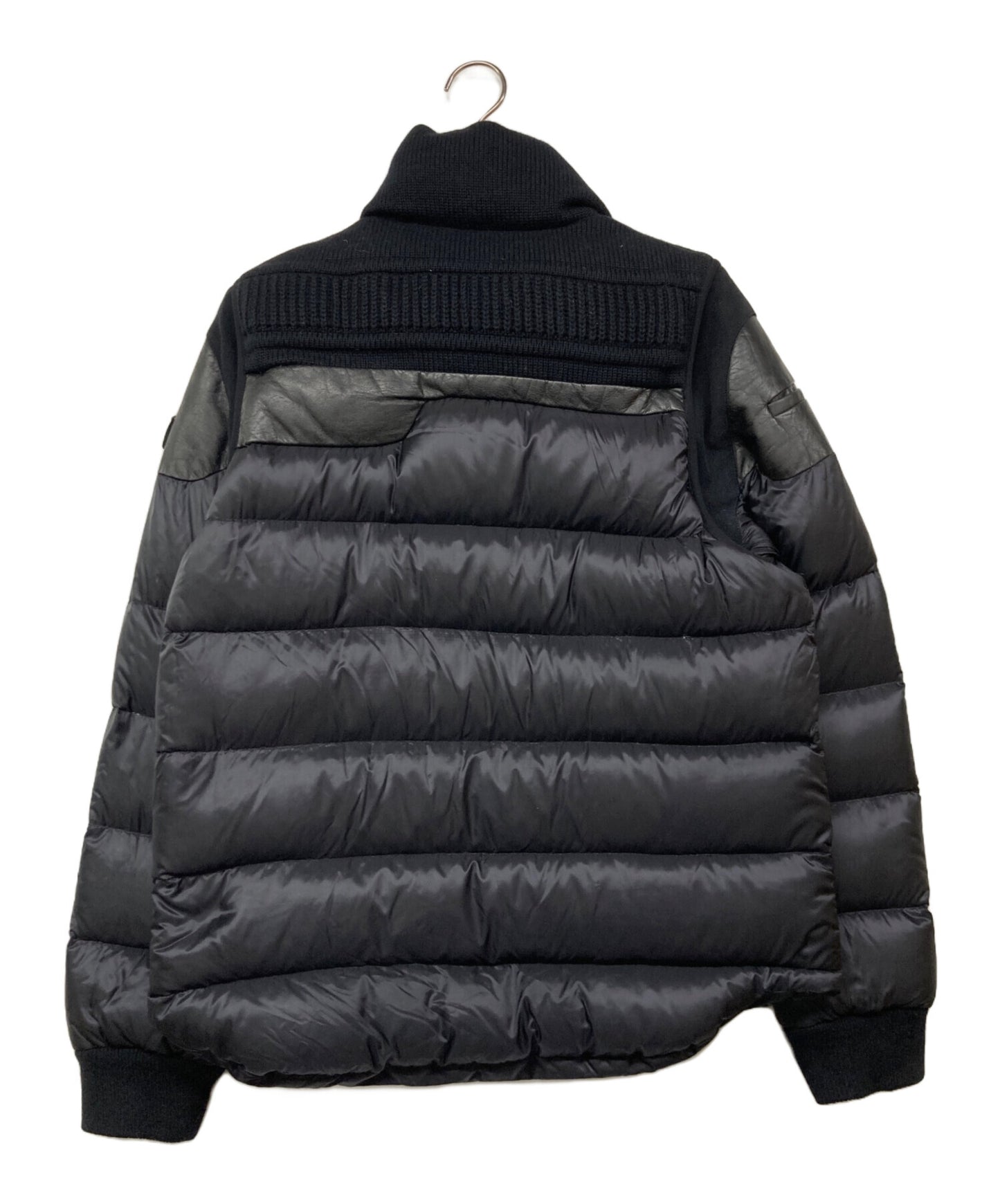 [Pre-owned] UNDERCOVER Knit Leather Switched Down Jacket D4205
