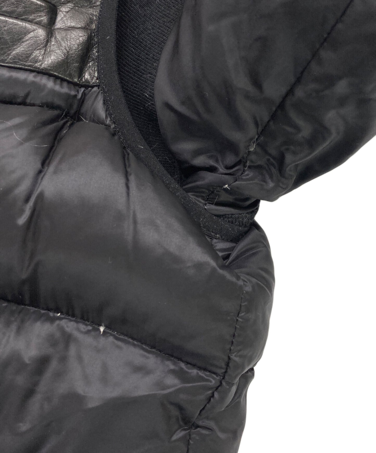 [Pre-owned] UNDERCOVER Knit Leather Switched Down Jacket D4205