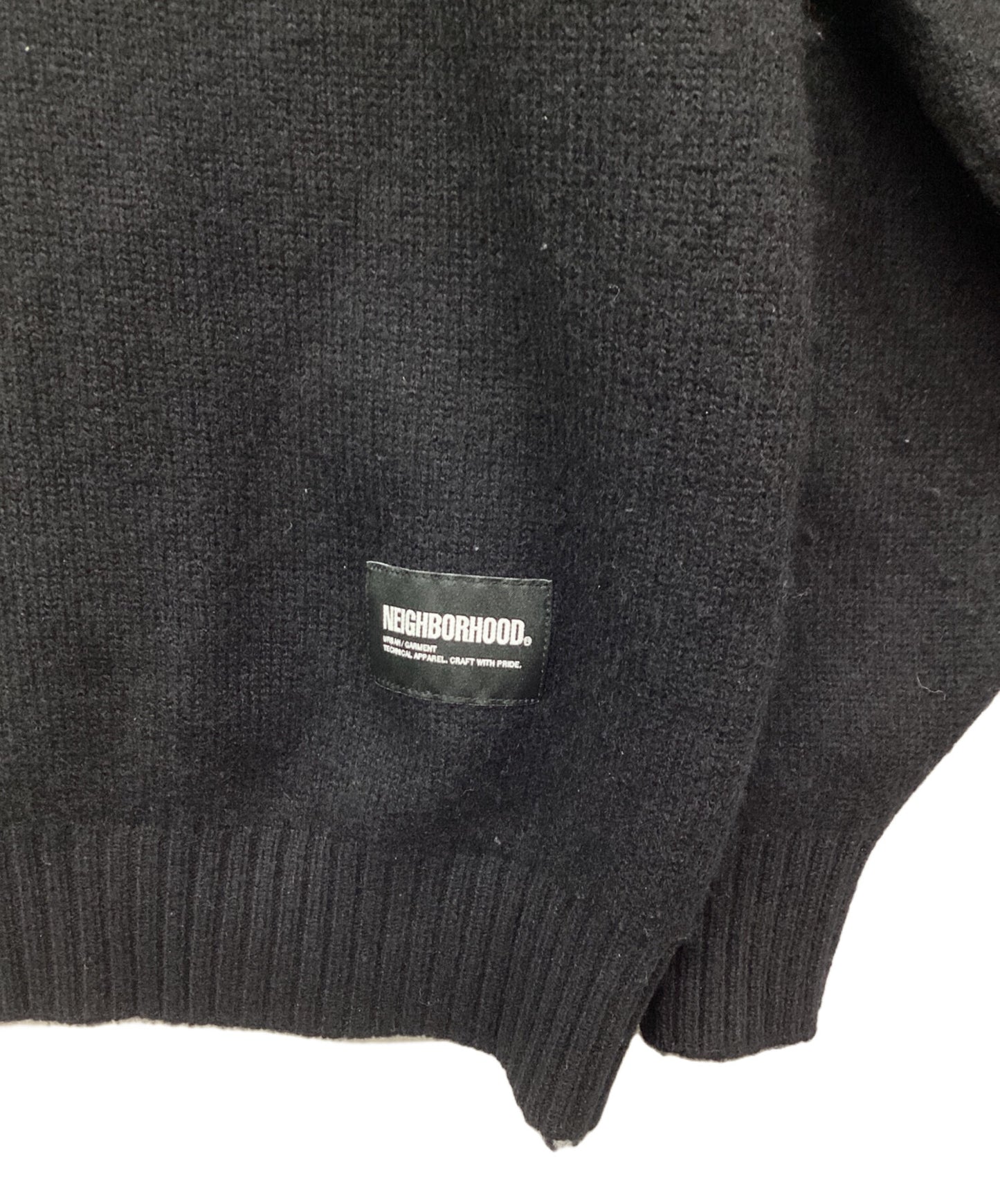[Pre-owned] NEIGHBORHOOD CASHMERE CREWNECK SWEATER 242ngnh-knm01