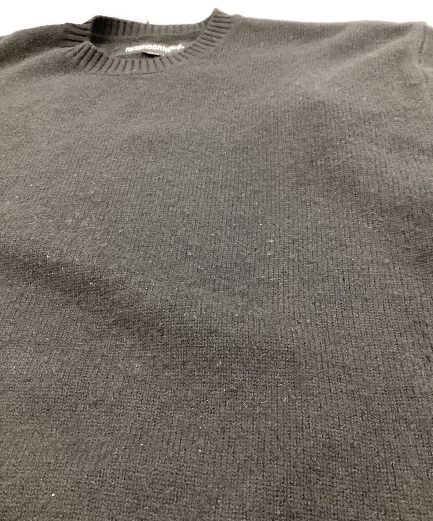 [Pre-owned] NEIGHBORHOOD CASHMERE CREWNECK SWEATER 242ngnh-knm01