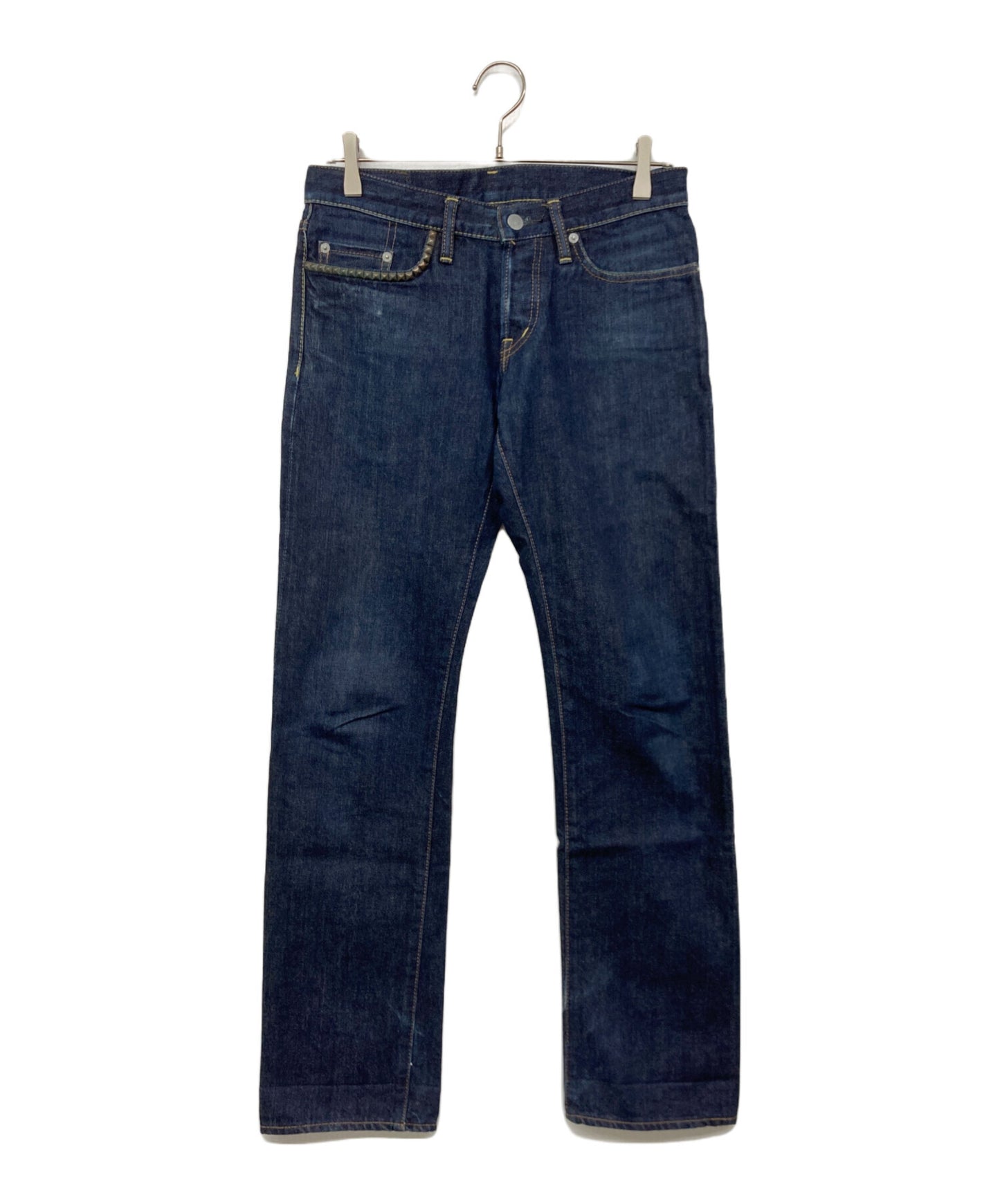 [Pre-owned] Hysteric Glamour Studded selvedge denim pants 0201AP10