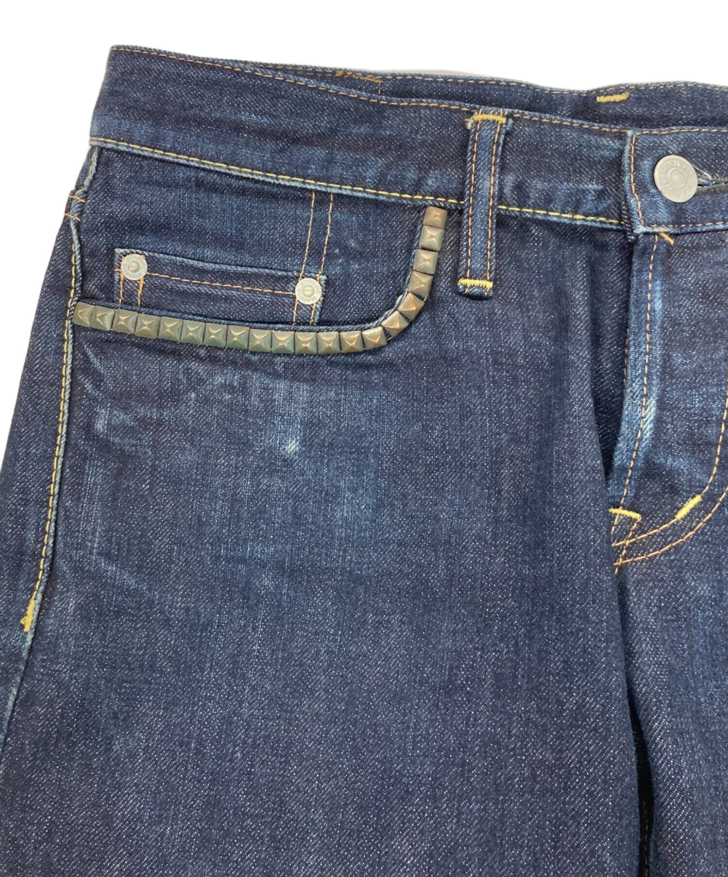 [Pre-owned] Hysteric Glamour Studded selvedge denim pants 0201AP10
