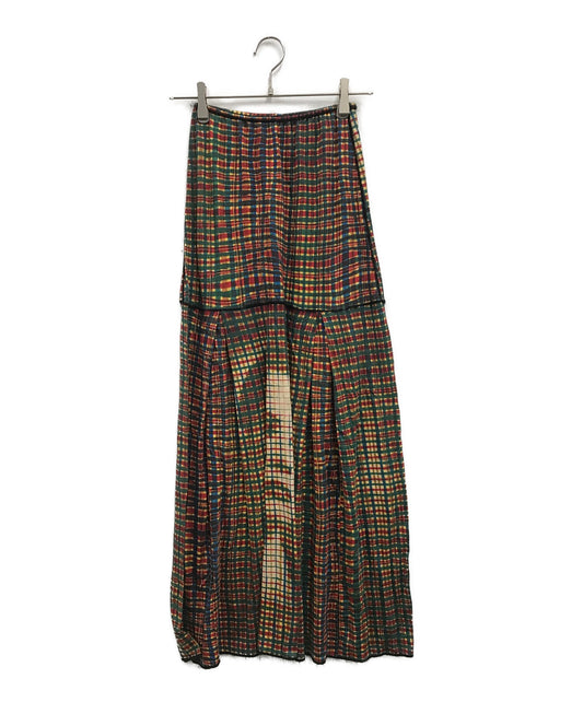 [Pre-owned] Jean Paul Gaultier FEMME 90's Mosaic Face Print Skirt