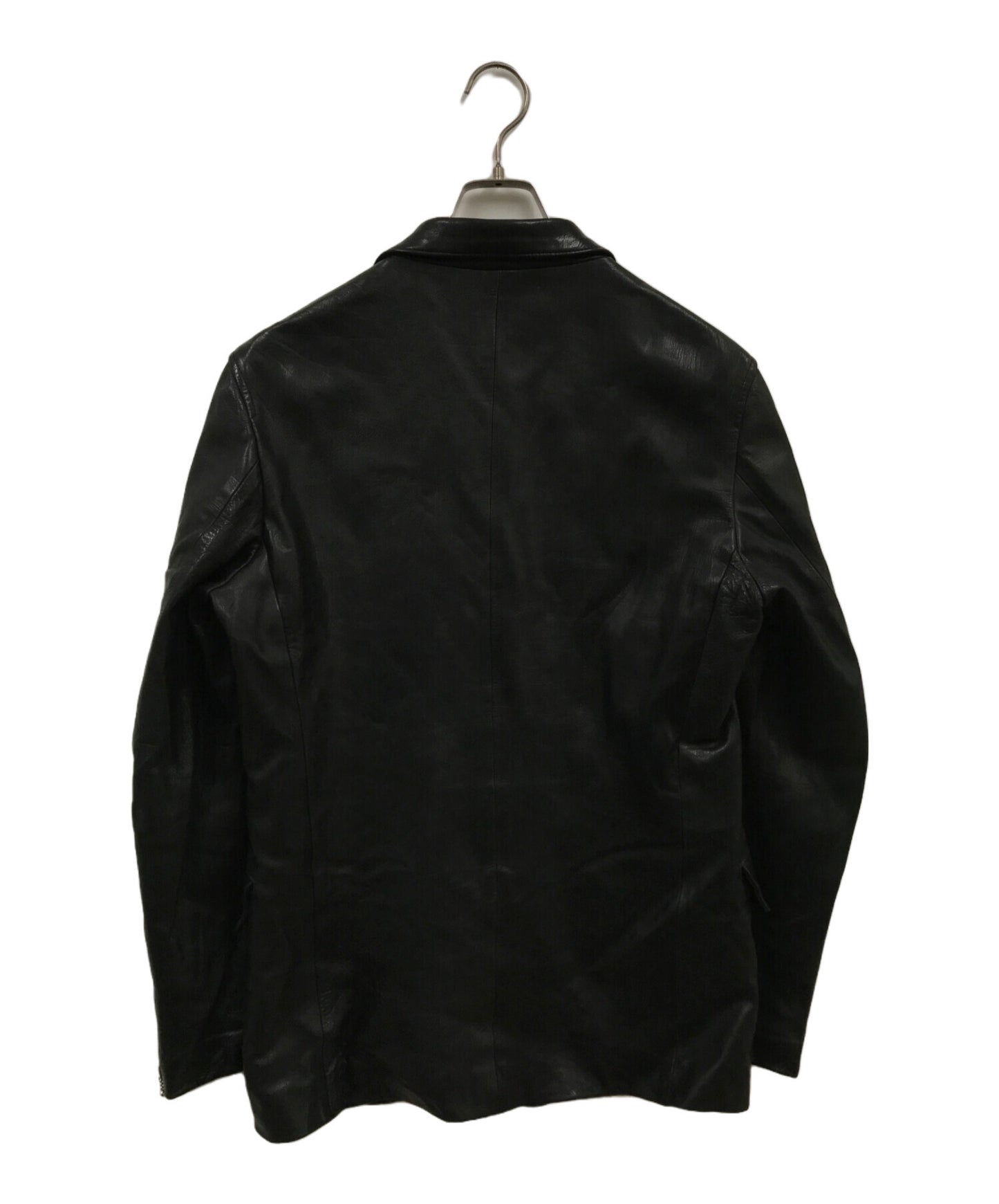 [Pre-owned] Yohji Yamamoto pour homme Leather jacket / HX-J40-731 / Tailored jacket / zip tailored / cowhide / cowhide HX-J40-731