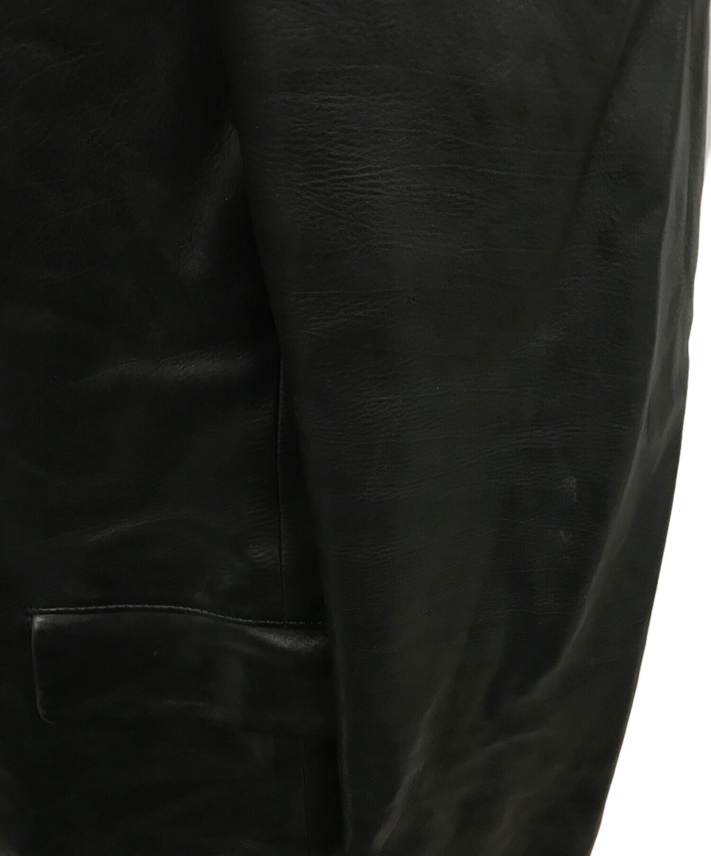 [Pre-owned] Yohji Yamamoto pour homme Leather jacket / HX-J40-731 / Tailored jacket / zip tailored / cowhide / cowhide HX-J40-731