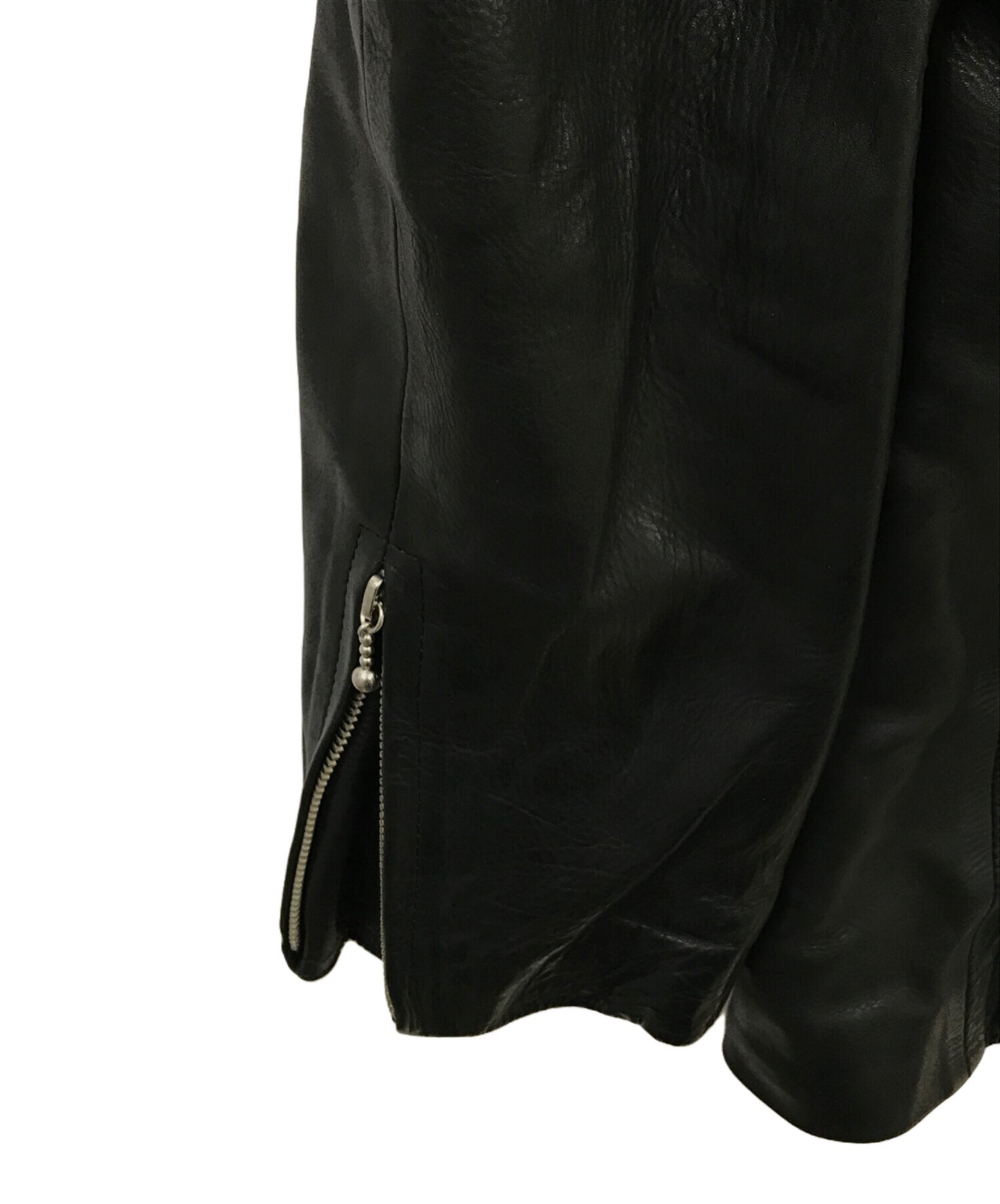 [Pre-owned] Yohji Yamamoto pour homme Leather jacket / HX-J40-731 / Tailored jacket / zip tailored / cowhide / cowhide HX-J40-731