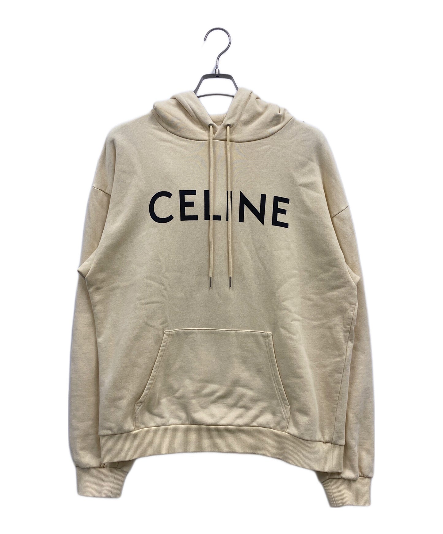 [Pre-owned] CELINE Loose Hoodie / Cotton Fleece / 2Y321670Q / Hoodie / Logo Hoodie / Pullover Hoodie 2Y321670Q