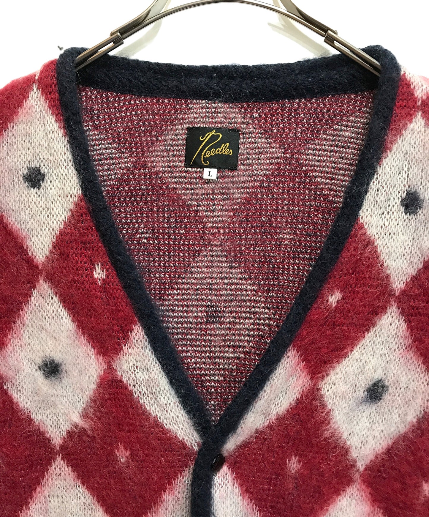 [Pre-owned] Needles Mohair Cardigan - Diamond/NS280 NS280