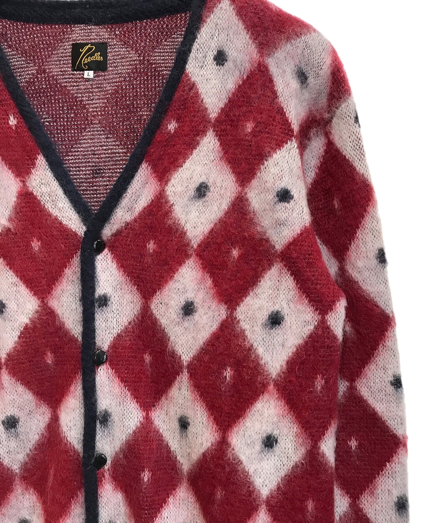 [Pre-owned] Needles Mohair Cardigan - Diamond/NS280 NS280