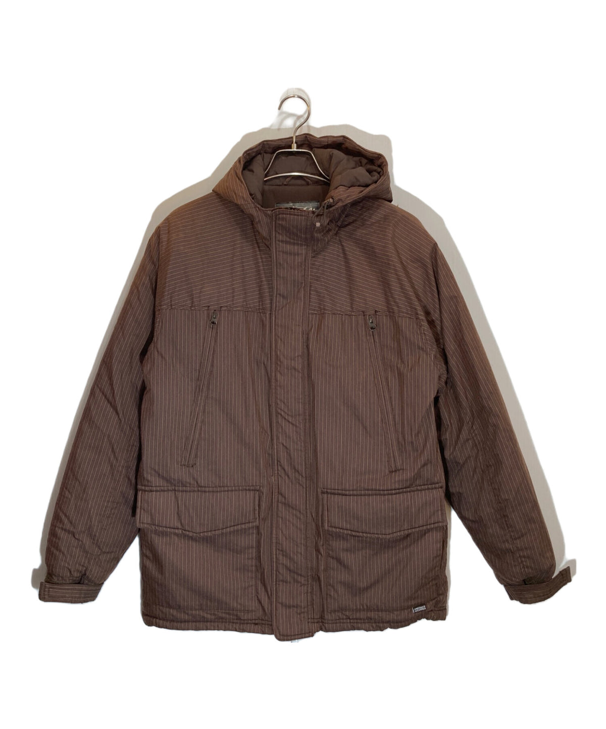 [Pre-owned] stussy Thermolite striped cotton jacket