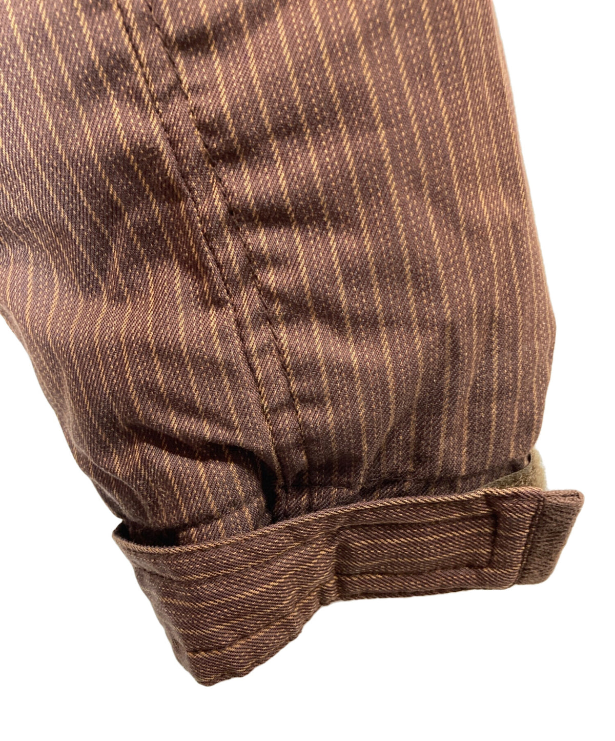 [Pre-owned] stussy Thermolite striped cotton jacket