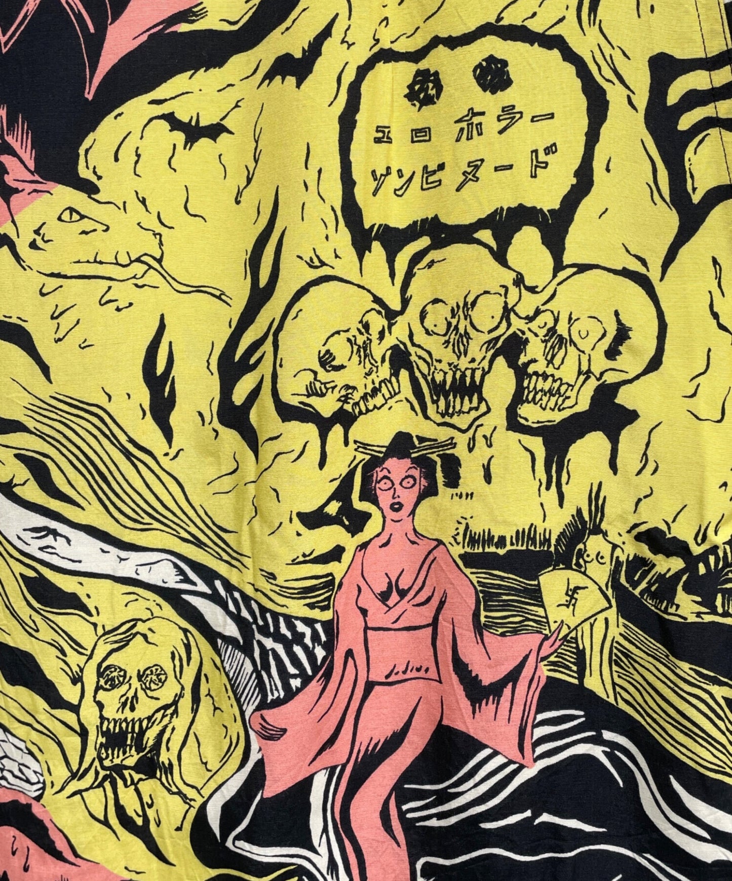 [Pre-owned] WACKO MARIA Erotic horror zombie nude aloha shirt