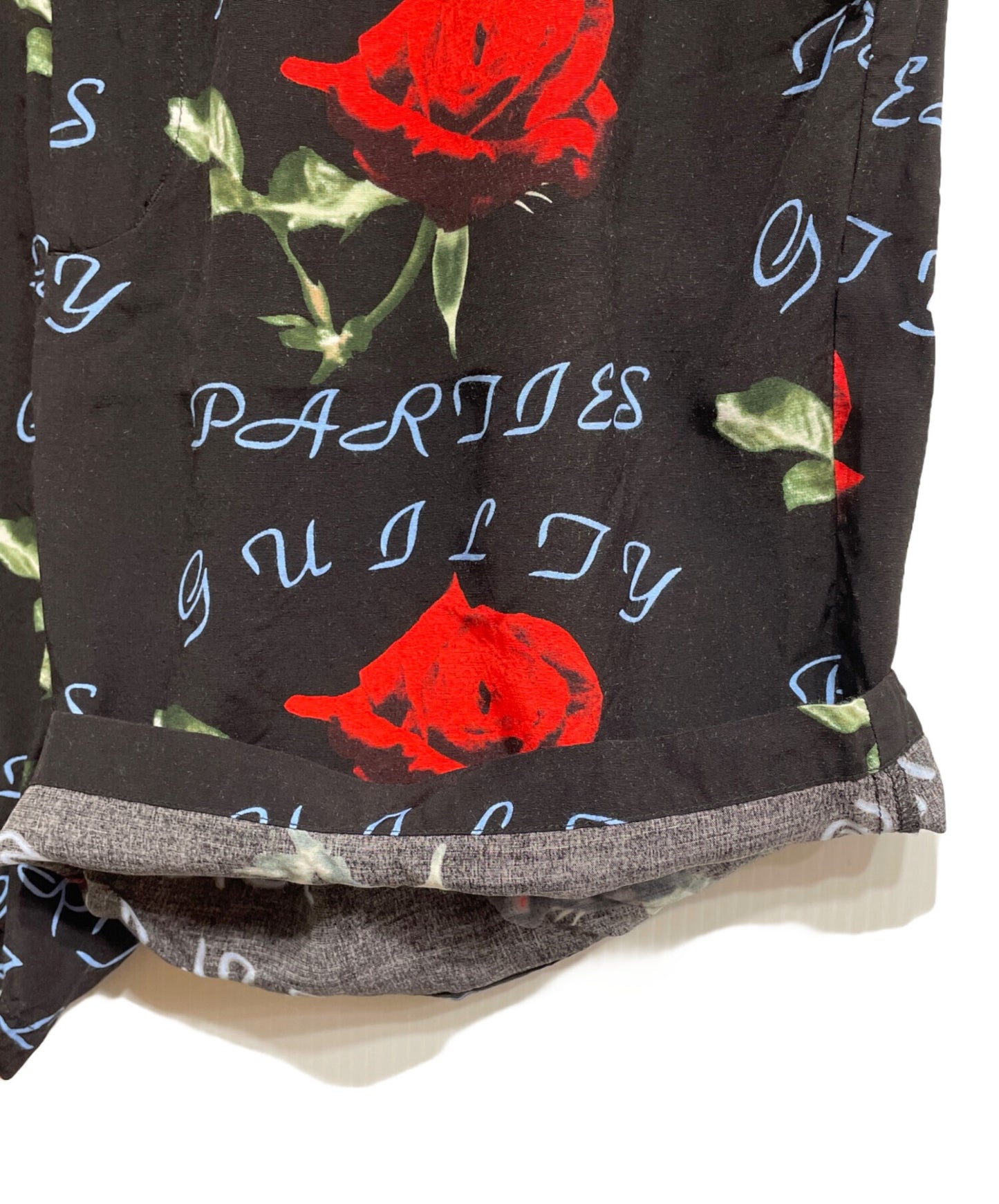 [Pre-owned] WACKO MARIA Rose-patterned half pants 22SS-WMP-HI01