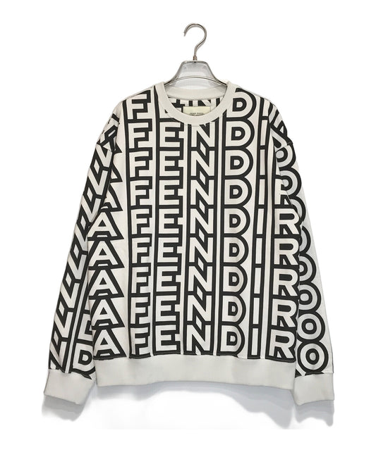 [Pre-owned] FENDI Crew neck sweatshirt with all-over pattern/FY3938 AM14 FY3938 AM14
