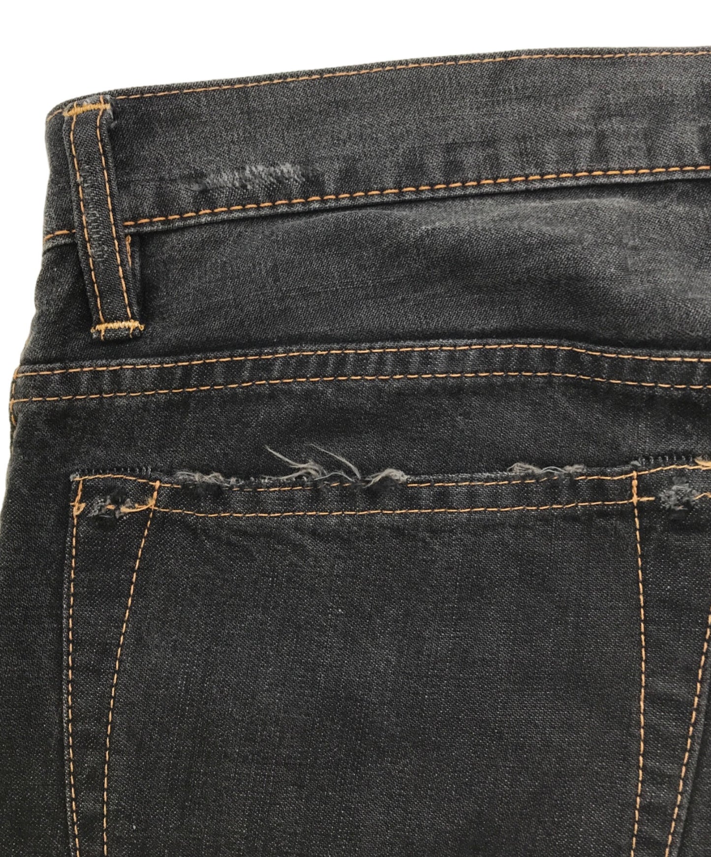 [Pre-owned] Hysteric Glamour USED processed studded denim pants 2AP-6333