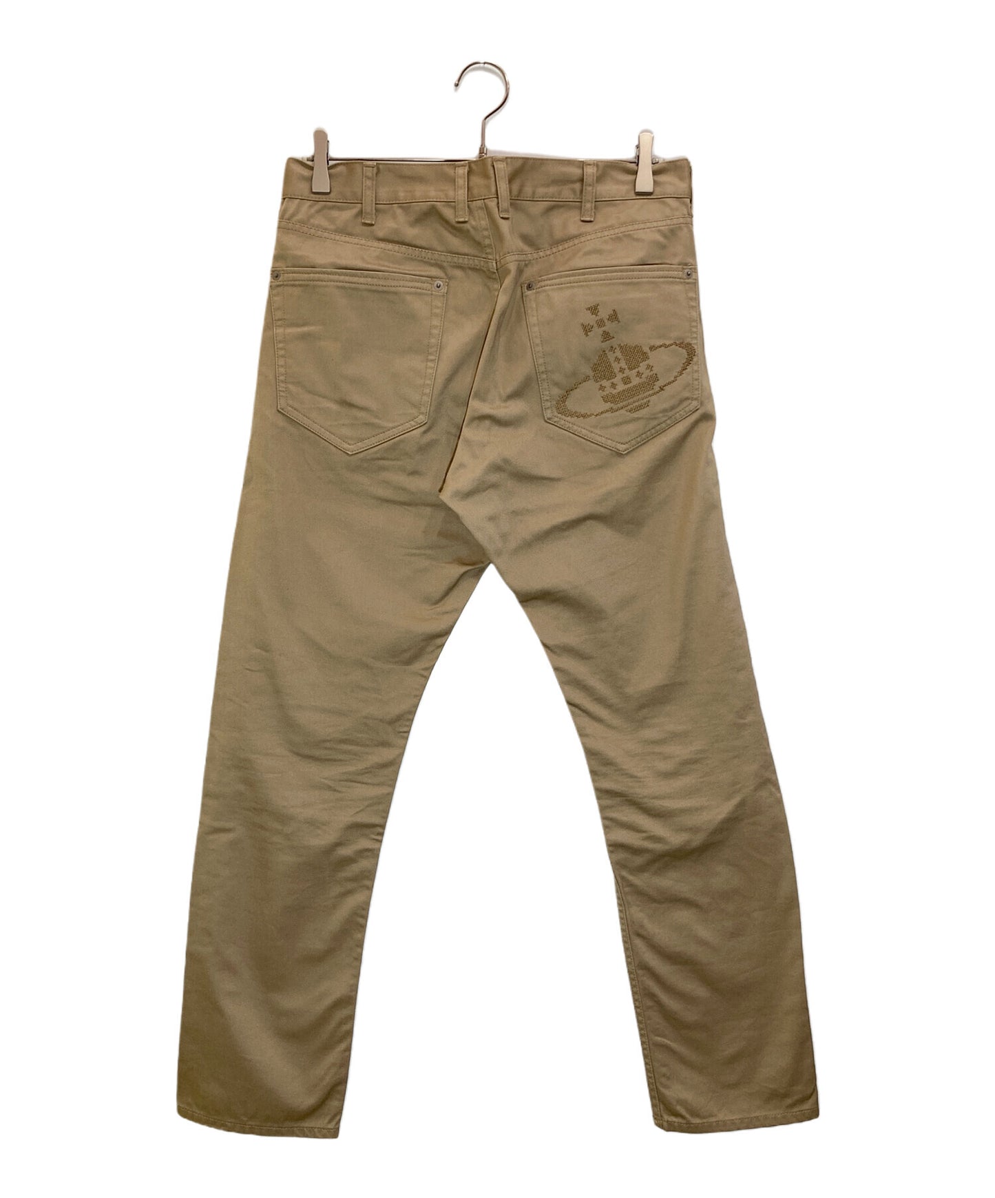 [Pre-owned] Vivienne Westwood man Orb Embroidery Button Fly Pants