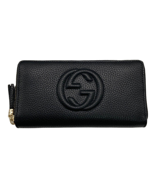 [Pre-owned] GUCCI Interlocking G long wallet 598187
