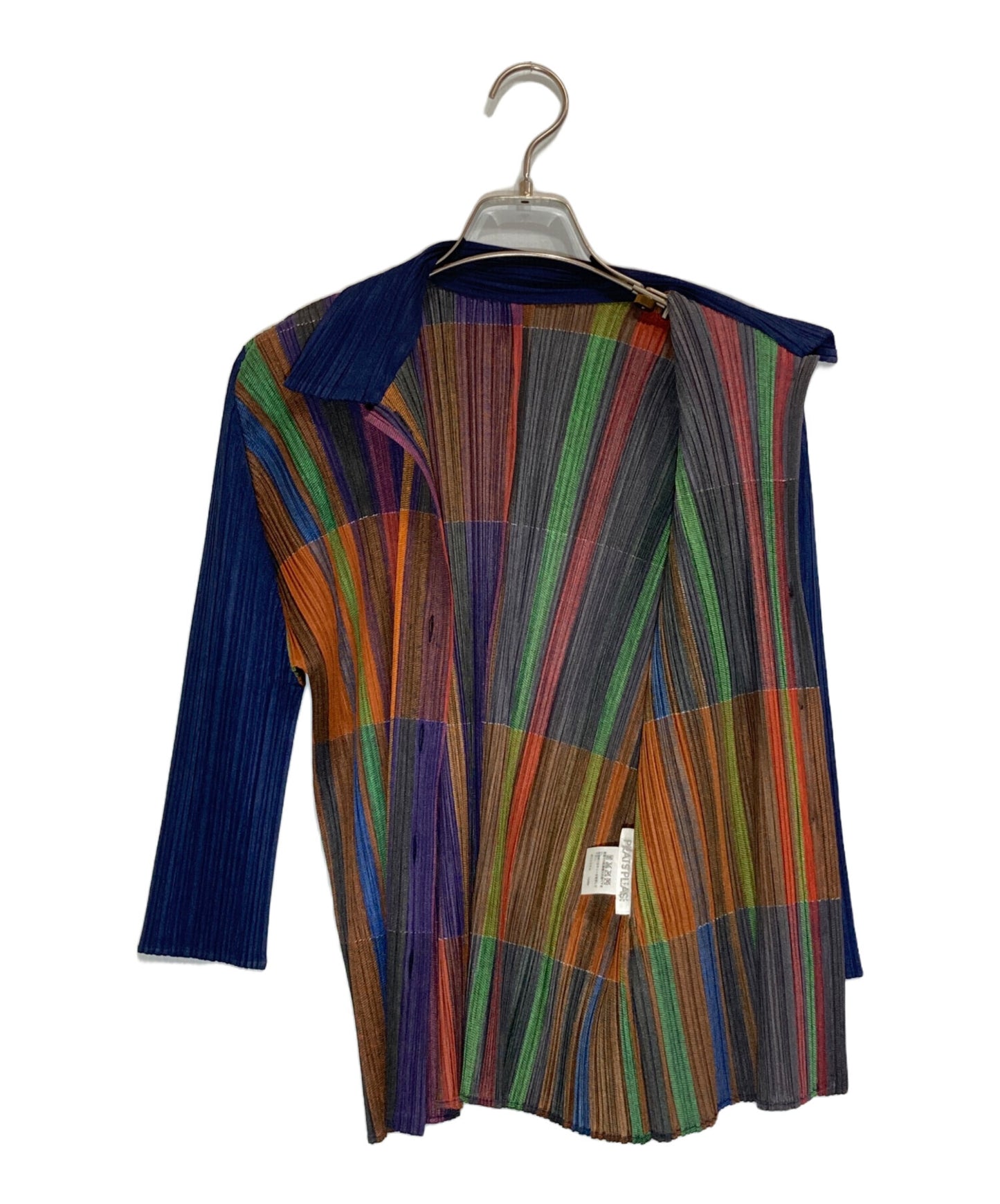 [Pre-owned] PLEATS PLEASE check pattern pleated shirt PP03-JJ654