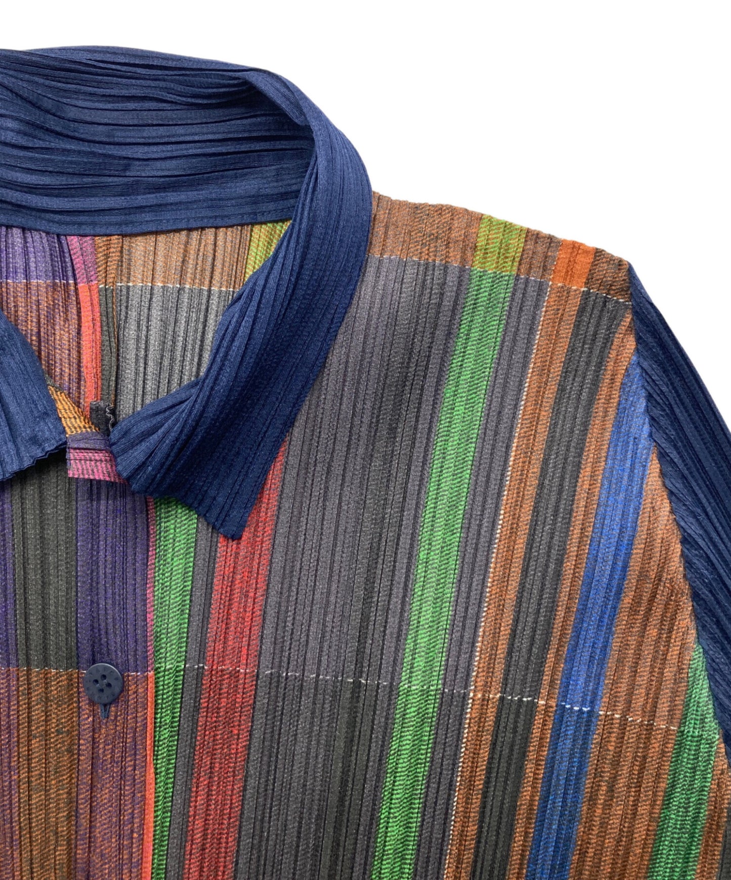 [Pre-owned] PLEATS PLEASE check pattern pleated shirt PP03-JJ654