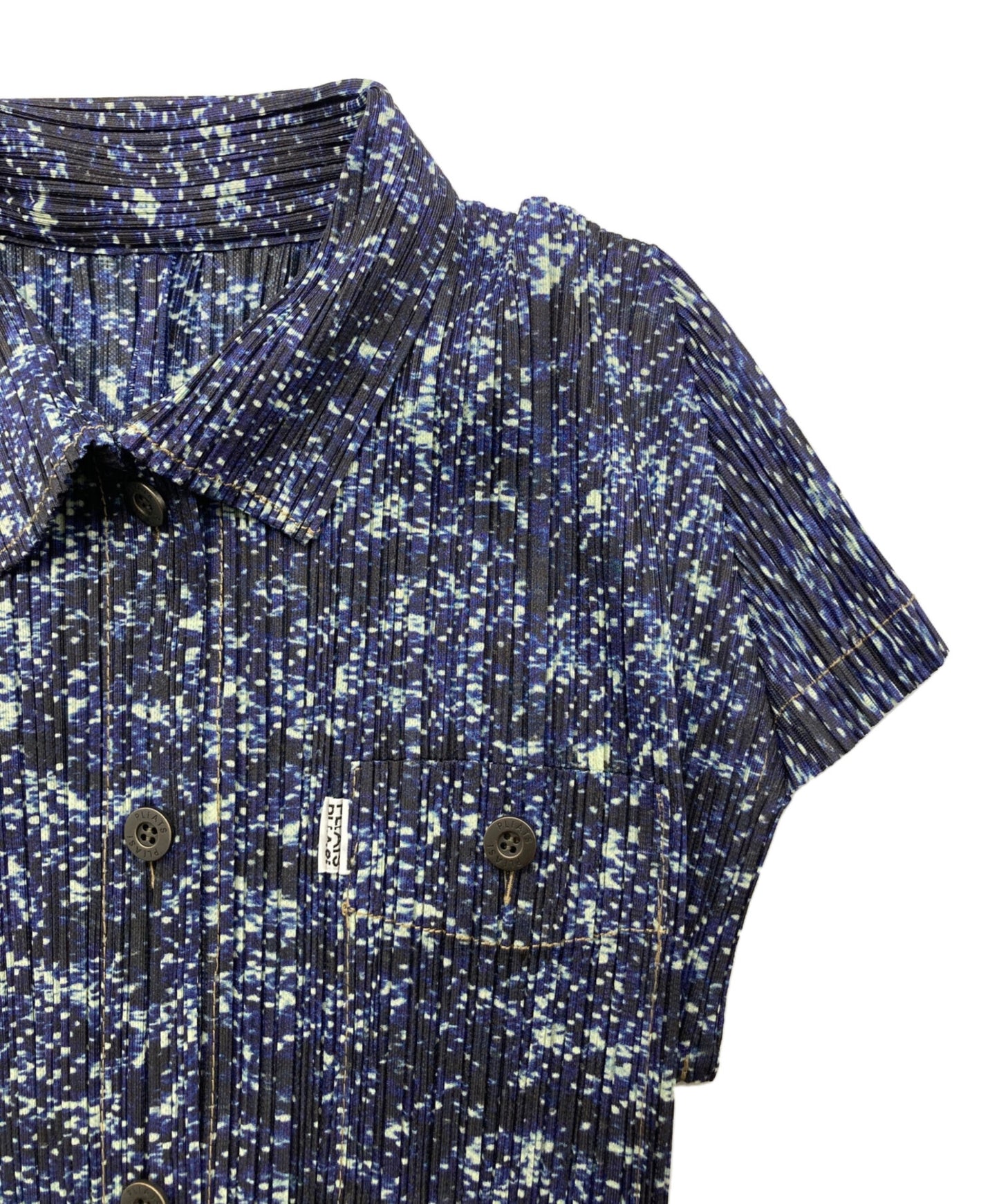 [Pre-owned] PLEATS PLEASE Transfer pleated shirt blouse PP33-JJ506