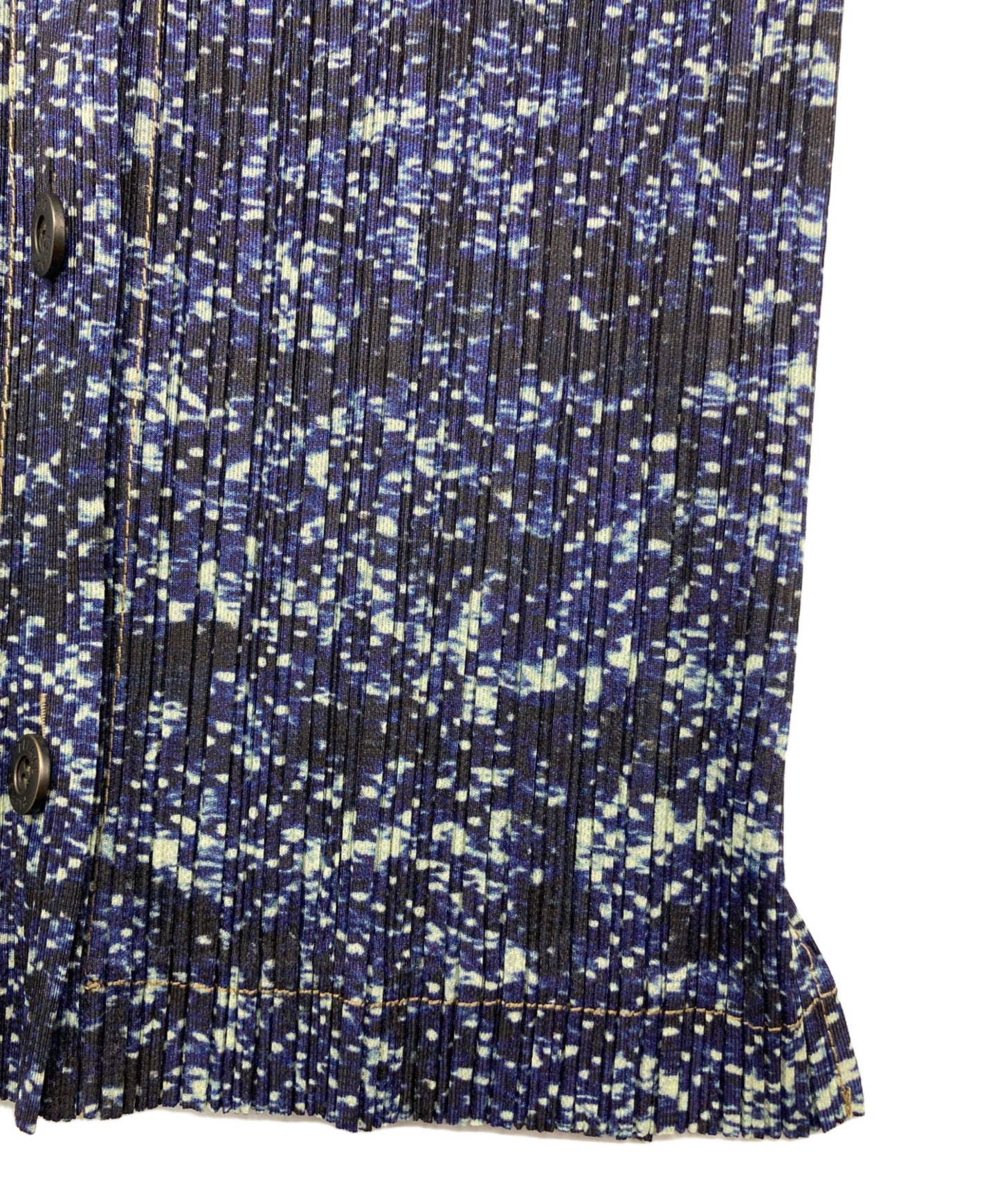 [Pre-owned] PLEATS PLEASE Transfer pleated shirt blouse PP33-JJ506