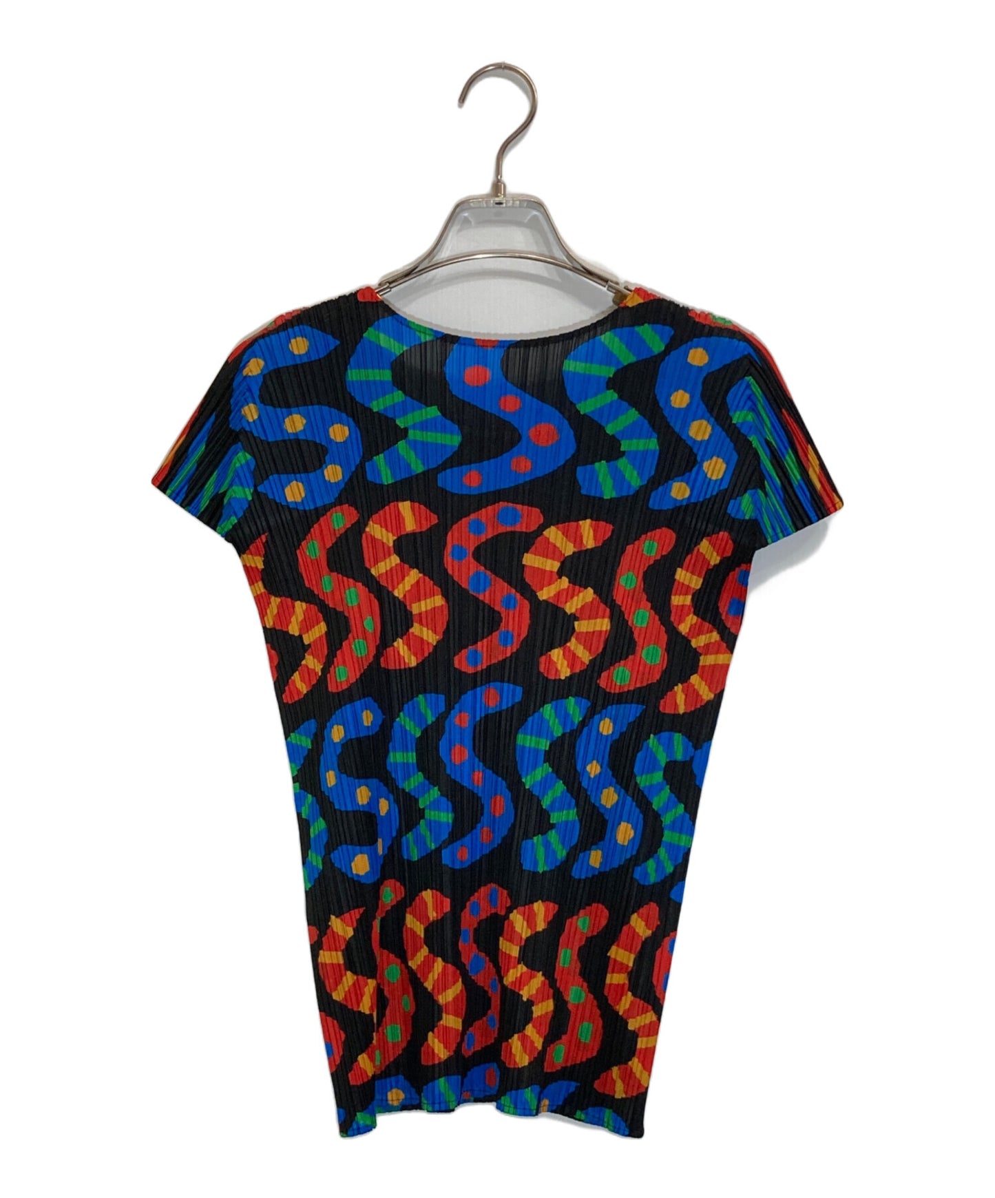 [Pre-owned] PLEATS PLEASE Snake print pleated cut and sewn PP13-JK794