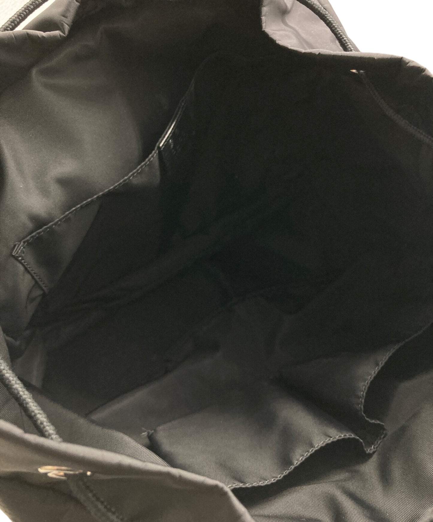 [Pre-owned] GUCCI GG Nylon Nylon and leather backpack 510343