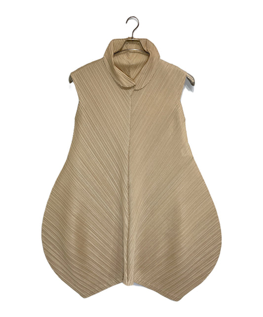 [Pre-owned] PLEATS PLEASE Pleated Sleeveless Dress PP53-JH592