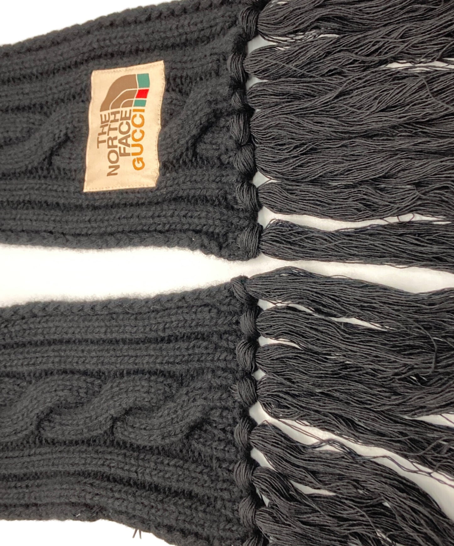 [Pre-owned] GUCCI fringe scarf 653561